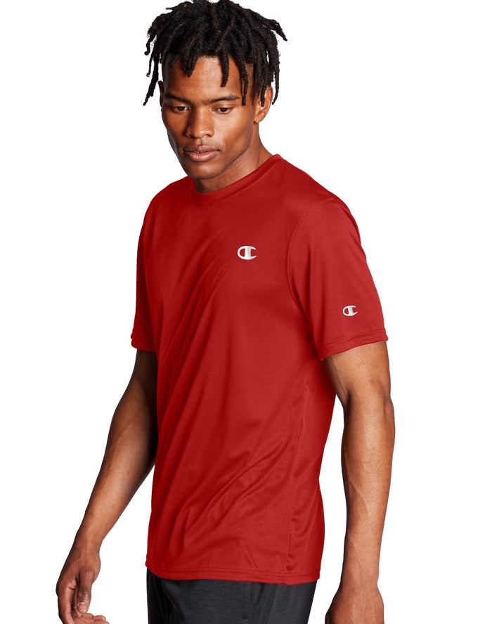 Champion T-Shirt Heren - Rood - Double Dry® ( 716235-EUB )